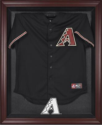 #ad #ad Diamondbacks Mahogany Framed Logo Jersey Display Case Fanatics Authentic $209.99