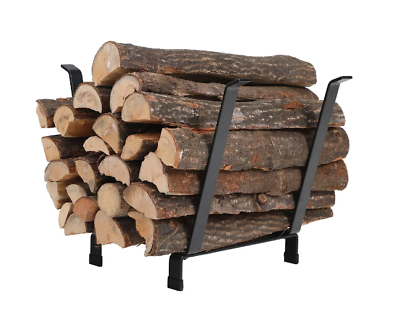 #ad Fire Wood Rack Log Holder Storage Out In Door Place Heavy Duty Metal Drying Bin $42.09