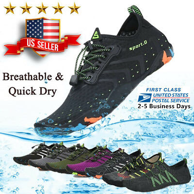 #ad #ad Water Shoes Quick Dry Barefoot for Swim Diving Surf Aqua Sport Beach Vacation $33.97