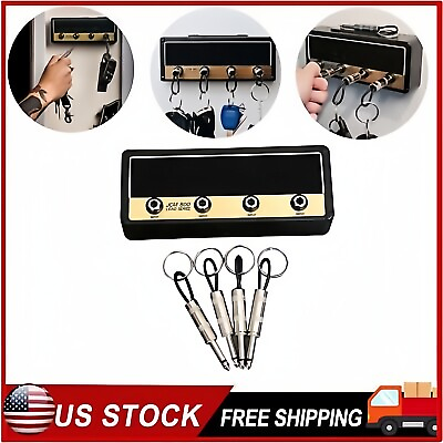 #ad 2024 Vintage Rack Amp Guitar Amplifier Key Holder Wall Jack Rack Wall Holder NEW $15.99