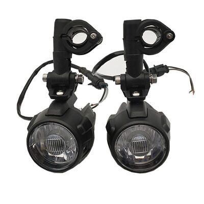 #ad 2023 Motorcycle LED fog lamp assisted night riding accessories $188.05