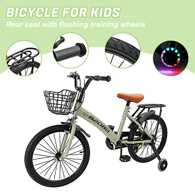 #ad #ad 18 inches Kid#x27;s Bicycle BMX Child Bike for Ages 7 9 Years with auxiliary wheels $108.80