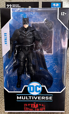 #ad New DC Multiverse BATMAN “THE Batman” 7quot; Figure 2022 boxed 11” box McFarlane mib $35.95