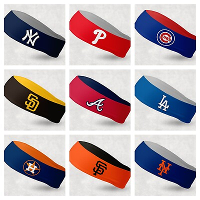 #ad Reversible MLB Teams Headband Stretch Headband $18.00