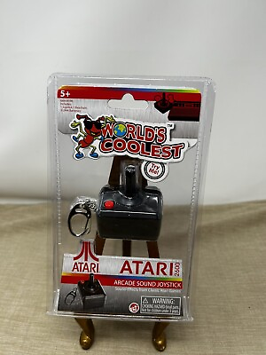 #ad #ad World#x27;s Coolest Atari 2600 Arcade Sound Joystick Keychain Sealed $12.99