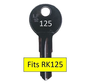 125 or RK125 Key Fits Rhino Roof Rack or Pod FREE POST AU $12.95