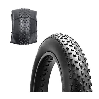 26x4 in Tire For Fat Tire Bike Bike Tire and Ebike Off Road Knobby Tire 20 PSI $40.99