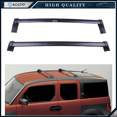#ad 2x Roof Rack Cross Bars Luggage Carrier For Honda Element 2003 2011 Black $69.99