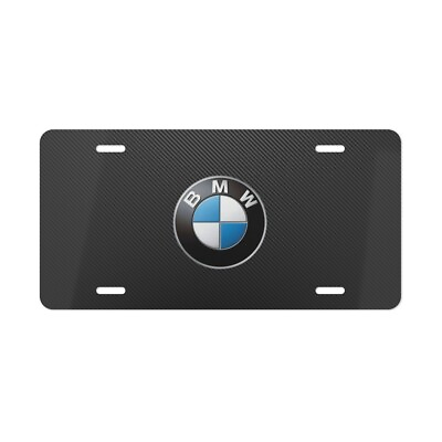 #ad #ad Bmw License Plate Custom BLACK #x27;#x27;C FIBER#x27;#x27; Vanity BMW Car Plate BMW Carbon Fiber $21.99