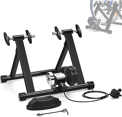 #ad #ad Indoor Bike Trainer Stand for ExerciseNoise Reduction Stationary Bike Converter $94.86
