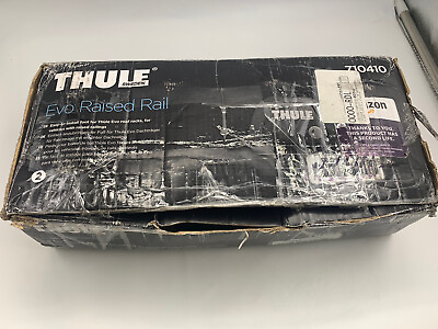 Thule Evo Raised Rail Foot Pack Black 710410 New Open Box $139.99