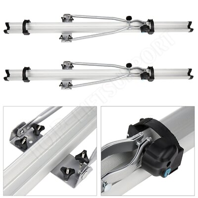 #ad 52quot; Heavy Duty Aluminum Lock Jaw Style Bike Carrier Bicycle Roof Rack Mount $105.05