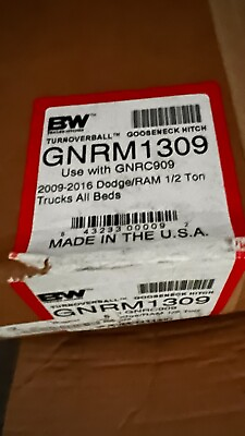 #ad Bamp;W GNRM1309 Mounting Kit Turnoverball Gooseneck Hitch 2009 2018 RAM 1500 RAILS $250.00