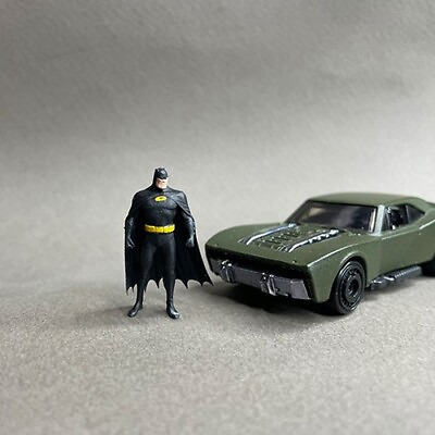 #ad 1 64 diorama people Batman for Hotwheels Matchbox Greenlight Car Scene $9.00