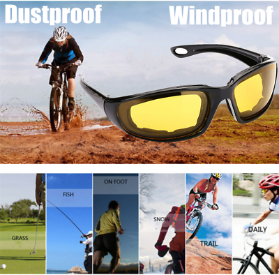 #ad #ad Cycling Glasses Windproof Cycling Goggles Motorcycle Sunglasses UV Protection $5.99