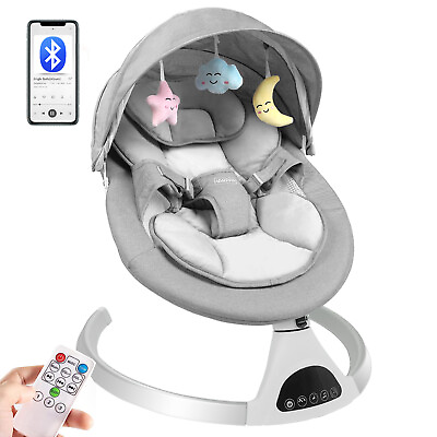 HARPPA Electric Baby Swing for Infant 5 Swing SpeedRemote Control Music Speaker $109.99