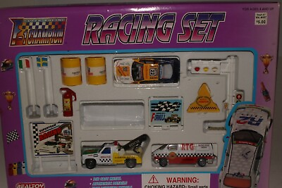 #ad 1990#x27;s Kmart Realtoy Racing Car Gift Set #3 Missing 1 Car $19.95