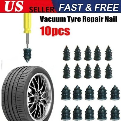 #ad 10pc Tire Repair Kit DIY Flat Tire Repair Car Truck Motorcycle Home Plug Patch $5.95