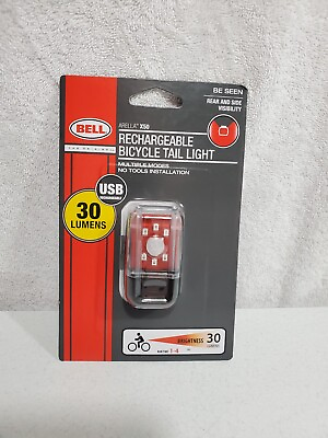 #ad Bell USB Rechargeable 30 Lumen Bicycle Tail Light For Bike New $12.99