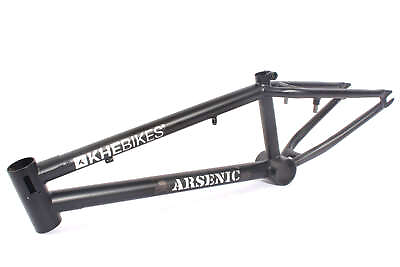 #ad BMX Frame 18 Inches Matt Black KHE Arsenic Only 78.7oz Affix Ready US BB $65.57