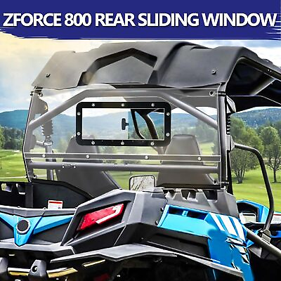 #ad Full Rear Windshield with Sliding Window for CFMOTO ZFORCE 800 EX 2014 2022 $149.40
