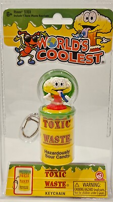 #ad Brand New World#x27;s Coolest Toxic Waste Keychain Squeeze To Meet Mr. Toxie $12.29