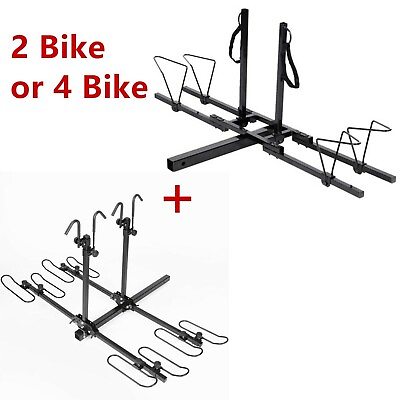 2 Bike 4 Bike Bicycle Carrier Hitch Receiver Heavy Duty 2#x27;#x27; Mount Rack Truck SUV $129.00