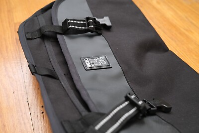 #ad chrome industries citizen messenger bag in night all black reflective $125.00