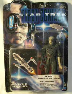 #ad Star Trek First Contact The Borg 6” Action Figure #16108 c $10.00