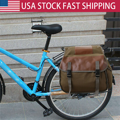 #ad #ad Bike Bag Rear Rack Bag Cycling Bike Carrier Backseat Storage Luggage Saddle Bag $25.47