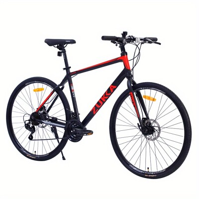 #ad 21 Speed Hybrid bike Disc Brake 700C Road Bike For men women#x27;s City Bicycle $237.97