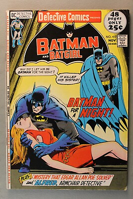 #ad Detective Comics #417 Presents Batman and Batgirl *1971* quot;Batman For A Night quot; $24.95