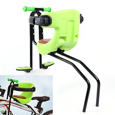 #ad Bicycle Toddler Kids Seat Front Seat Bicycle Chair Carrier W Handrail amp; Pedal $34.01