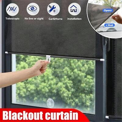 #ad Sunshade Roller Blinds Suction Cup Blackout curtains For living Room Car Bedroom $15.98
