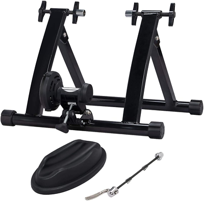 #ad Magnetic Bike Trainer Stand Indoor Magnet Steel Bike Exercise Trainer Stand Resi $86.99