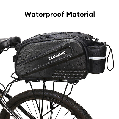 #ad Bicycle Rear Rack Seat Bag Bike Cycling Storage Pouch Trunk Pannier Waterproof $36.43