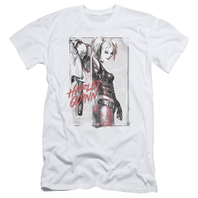 #ad Batman Ink Wash Harley Men#x27;s Slim Fit T Shirt $32.00