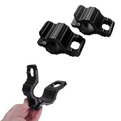 #ad Motorcycle Accessories Easy Tie Down Clamp Front Handle Down Clamp Hooks Black $16.56