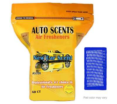 #ad Professional Air Freshener Pads Car Auto Scents 60 pack * FREE SHIPPING * $29.98