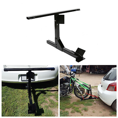 #ad #ad For 2#x27;#x27; Receiver Durable Motorcycle Trailer Carrier Tow Dolly Hauler Hitch Rack $75.00