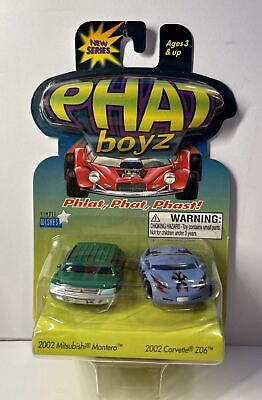#ad PHAT BOYZ 2 CAR PACK 2002 MITSUBISHI MONTERO 2002 Corvette Z06 $14.99