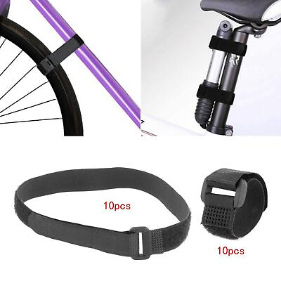 #ad 10pcs Durable Strong Cinch Straps Bike Cycle Carrier Rack Hold Strap Ties $7.19