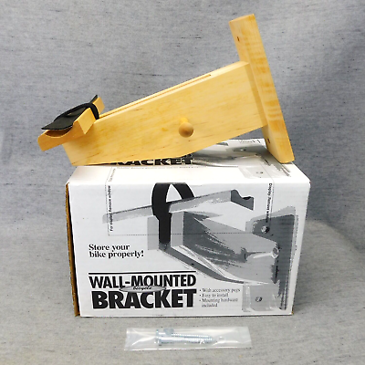 #ad The Conde Rack Wood Wall Bike Rack amp; Accessory Pegs New in Box Made in USA $13.00