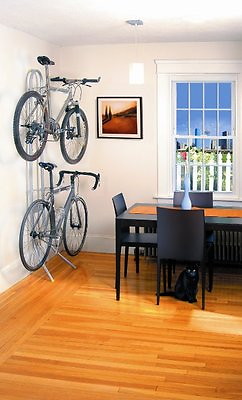 #ad #ad Two Bike Gravity Stand Bicycle Storage Rack Wall Mount Home Garage Apartment TMS $98.67