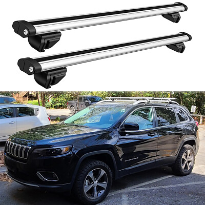 #ad 53quot; Car Rooftop Rack Rail Crossbar Cargo Luggage Carrier For Jeep Grand Cherokee $139.11