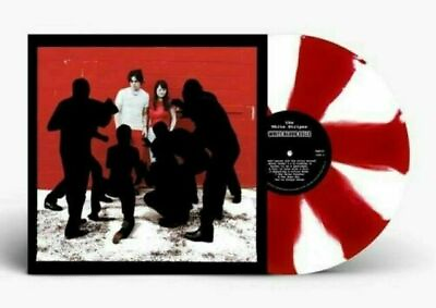 Factory Sealed White Stripes White Blood Cells LP Peppermint Pinwheel Vinyl $41.99
