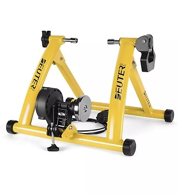 #ad #ad DEUTER Bike Trainer MT 04 Bicycle Stationary Stand Indoor YELLOW $49.99