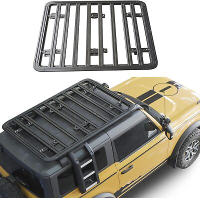 #ad Roof Rack Rooftop for 2021 2023 Ford Bronco 2Dr 4Dr Hard Top Roof Basket Luggage $299.00