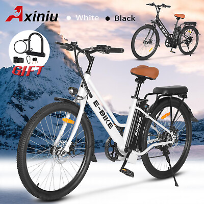 #ad Axiniu E Bike 26quot; Electric Bike for Adult 750W Motor City Bicycle Commuter Ebike $461.99