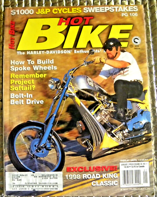 #ad #ad Hot Bike The Harley Davidson Enthusiasts Magazine January 1998 Road King Classic $11.95